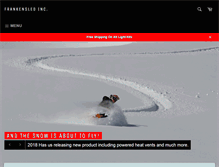 Tablet Screenshot of frankensled.com